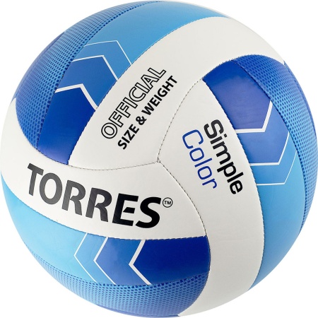 Купить Мяч волейбольный Torres Simple Color любительский р.5 в Серпухове 